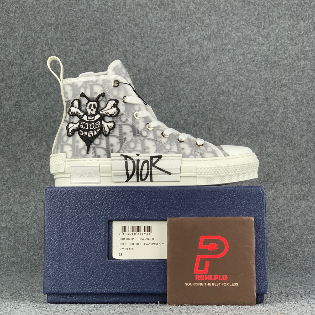 Dior B23 High Oblique - Shawn Bee Embroidery Patch'