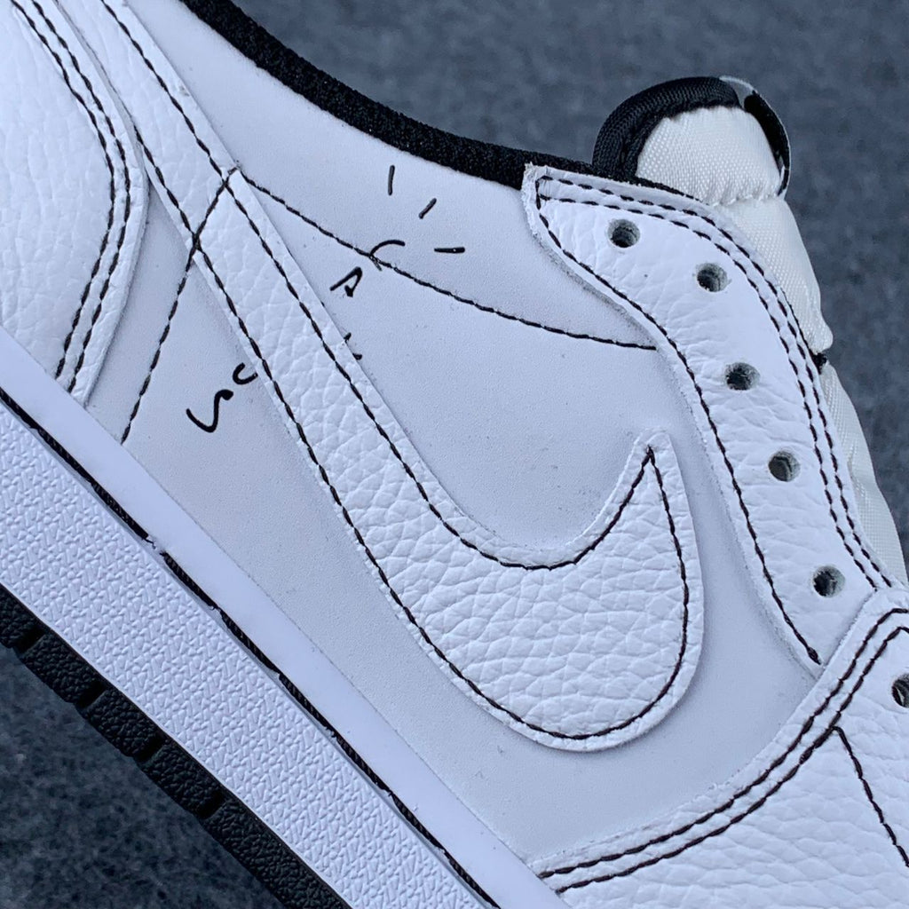 Custom Travis Scott x Air Jordan 1 Low “Phantom Stitch”