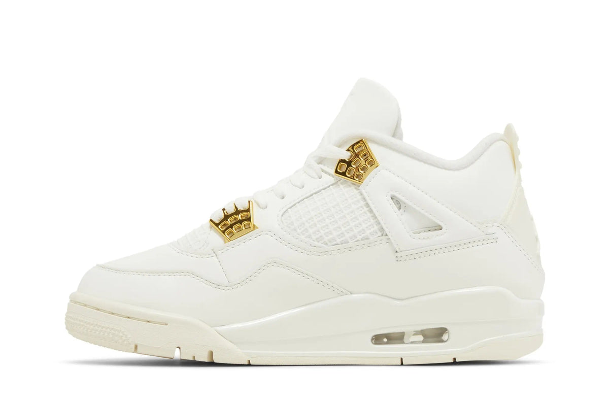 Wmns Jordan 4 Retro 'Metallic Gold' AQ9129-170