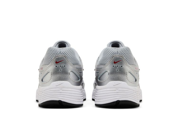 Nike P-6000 Metalic Silver Cool Red (GS) HV5064-002