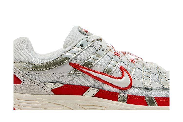 Nike P-6000 Sail Pale Ivory Light Bone Picante Red (Women's) HV5230-133
