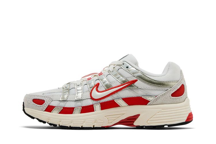 Nike P-6000 Sail Pale Ivory Light Bone Picante Red (Women's) HV5230-133