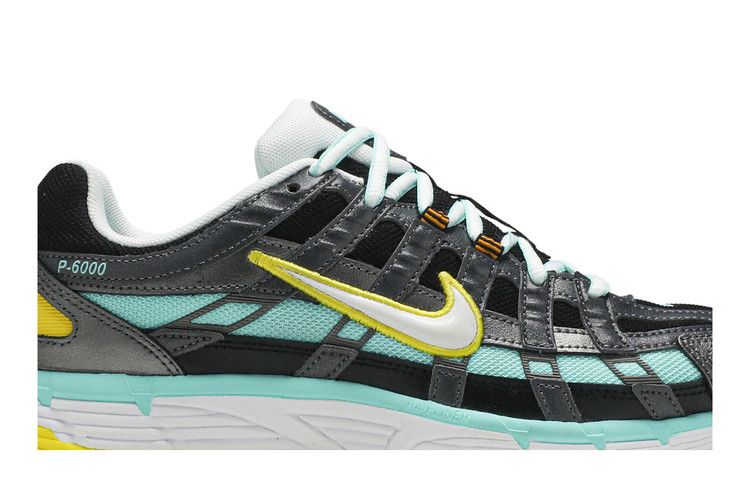 Nike P-6000 Black Teal Yellow (Women's) BV1021-005