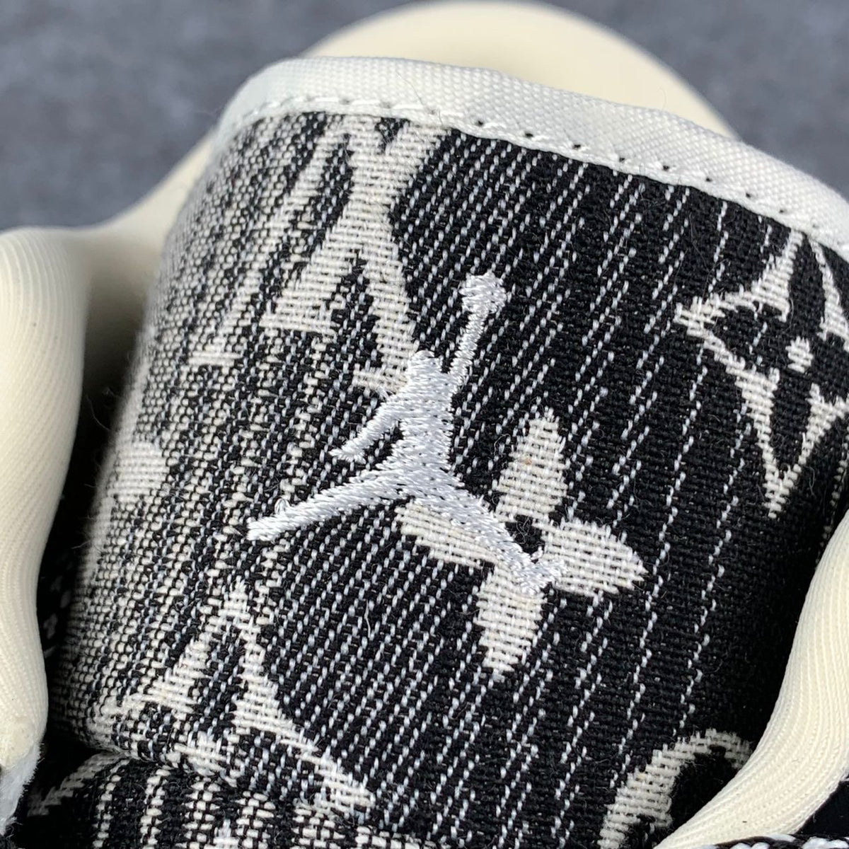 Custom Air Jordan 1 Low 'Noir Loom'