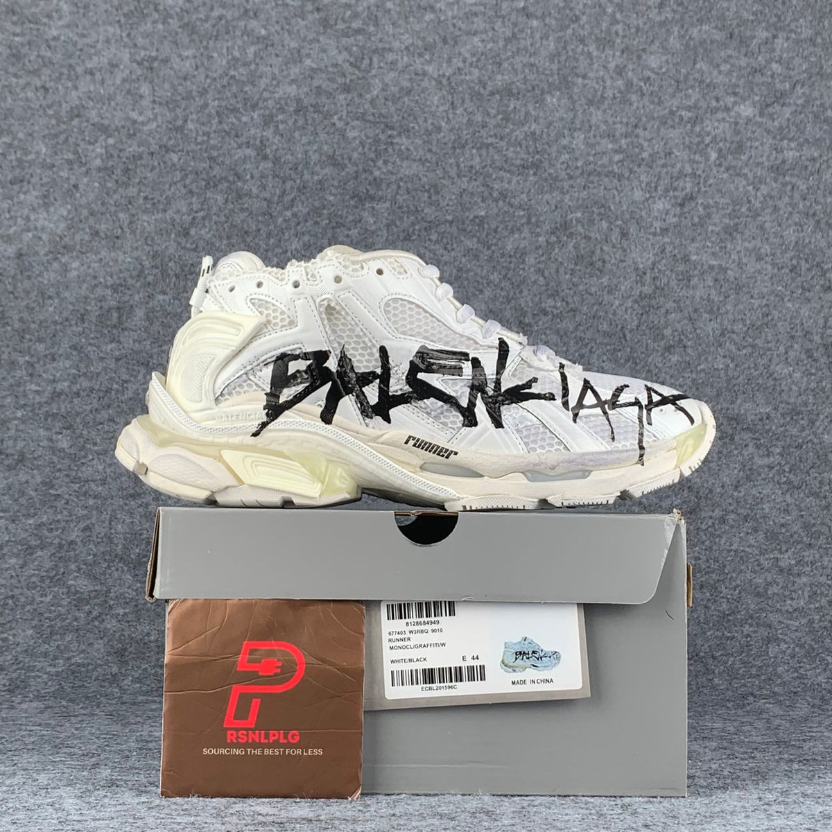 Balenciaga Runner Sneaker Graffiti 'White'