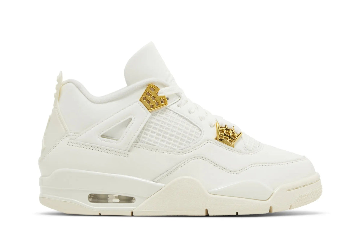 Wmns Jordan 4 Retro 'Metallic Gold' AQ9129-170