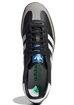 adidas Samba Vegan – Black/White/Brown H01878
