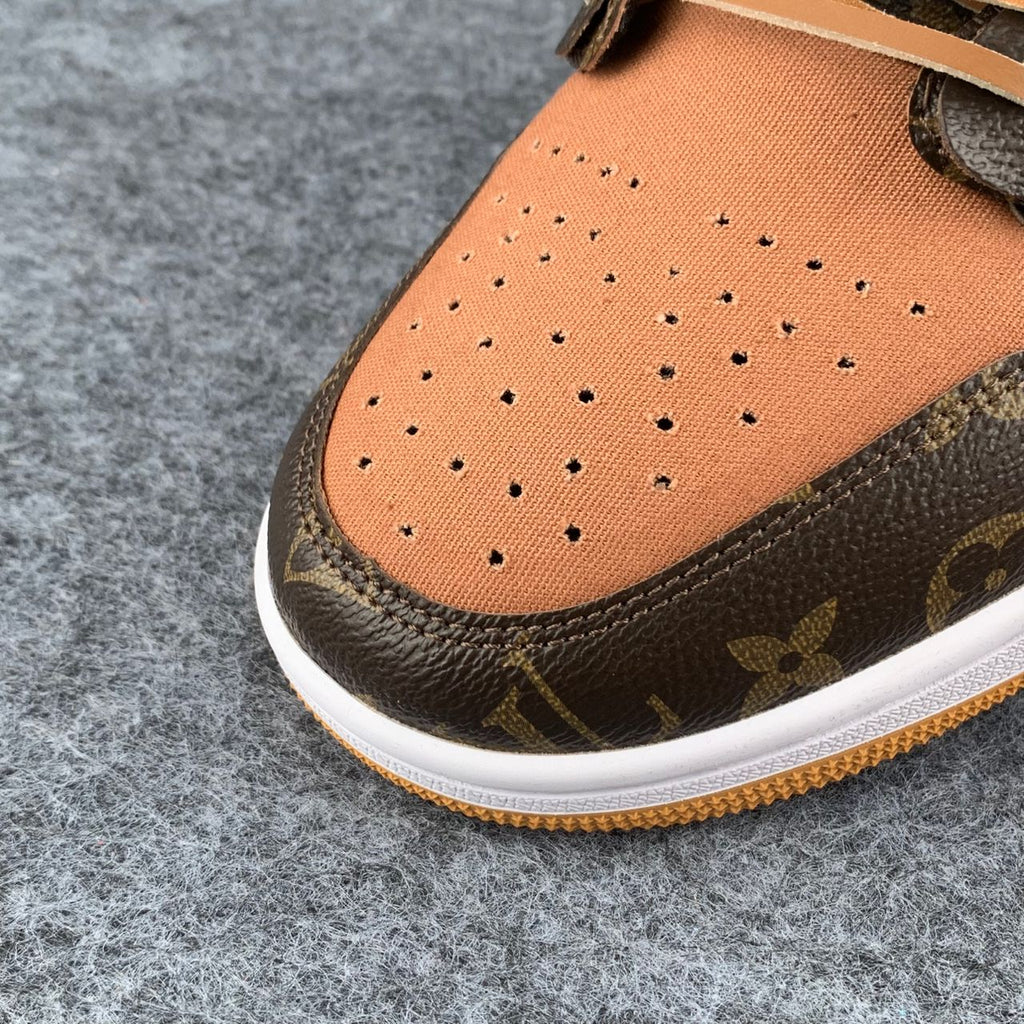 Custom Air Jordan 1 High 'Monogram Flux'