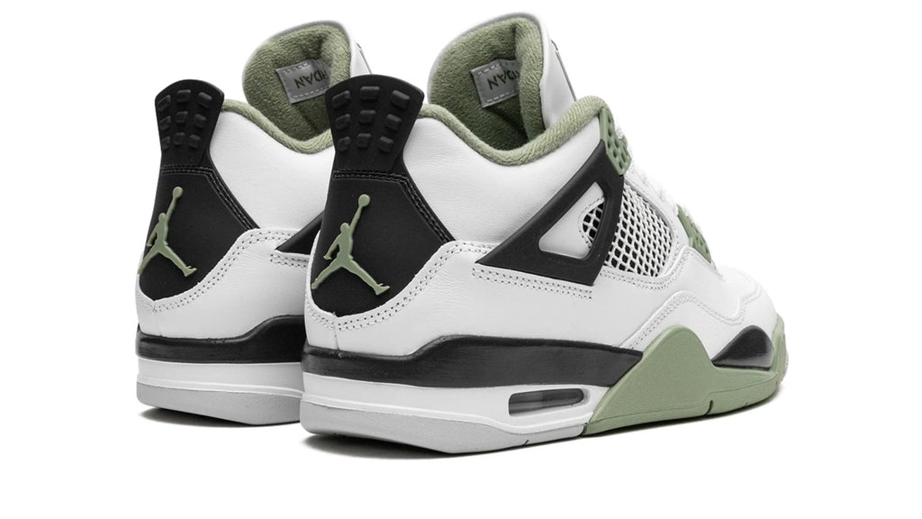 AIR JORDAN 4 RETRO WMNS "Seafoam / Oil Green" AQ9129-103