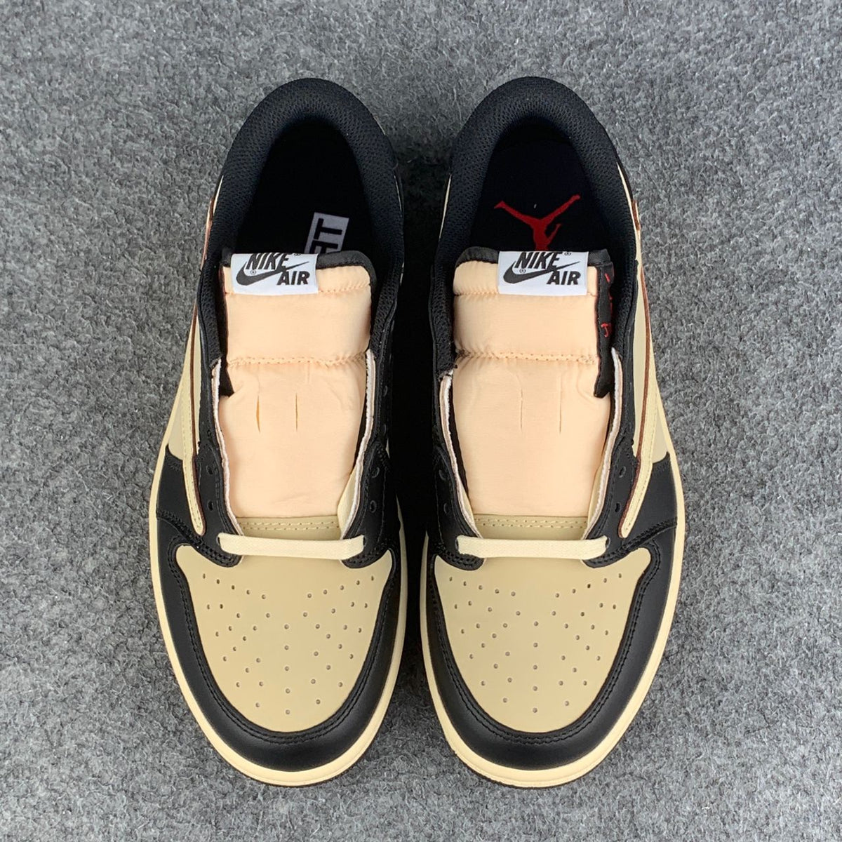 Custom Travis Scott x Air Jordan 1 Retro Low OG SP 'Pale Vanilla'