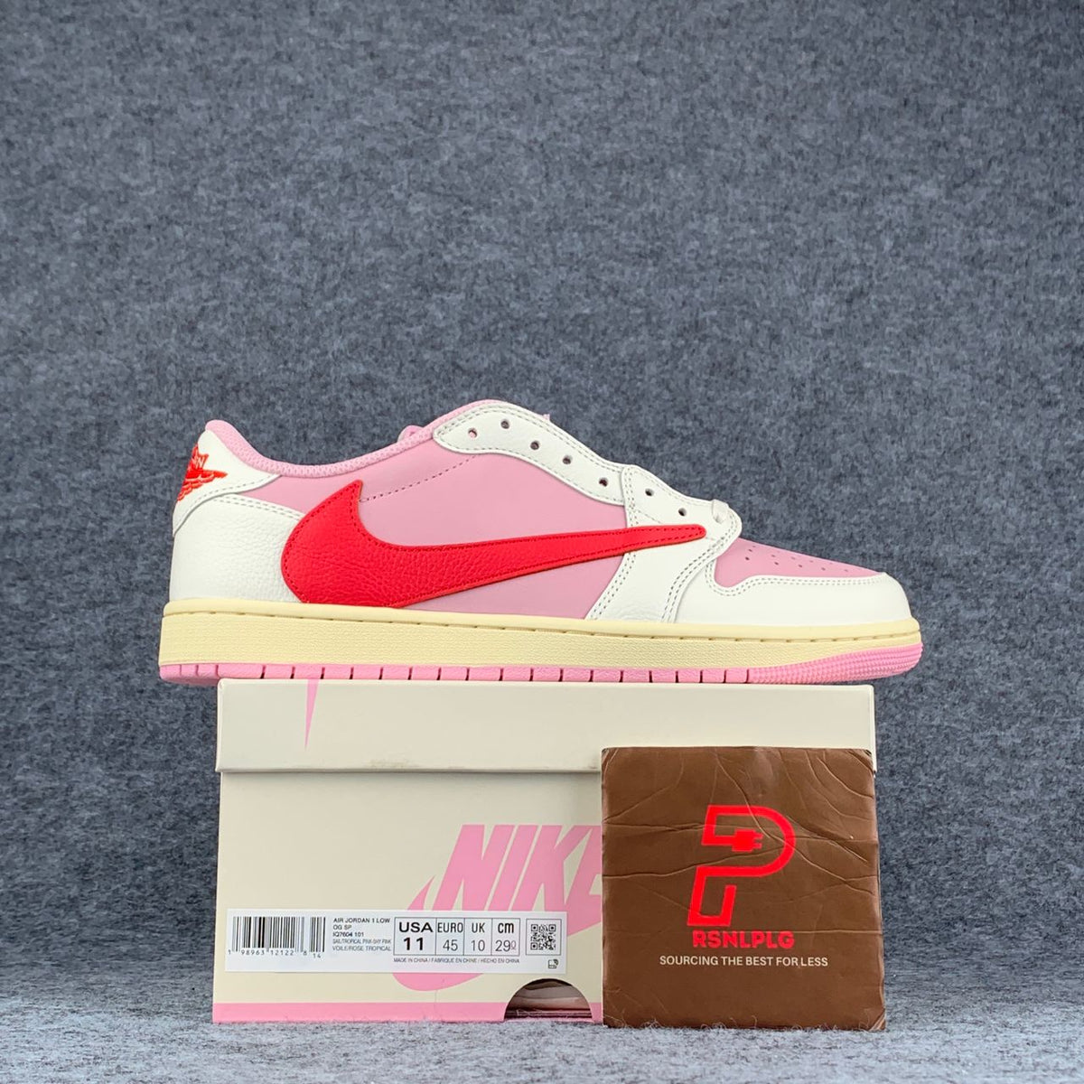 Travis Scott x Air Jordan 1 Retro Low OG 'Tropical Pink'