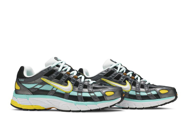 Nike P-6000 Black Teal Yellow (Women's) BV1021-005