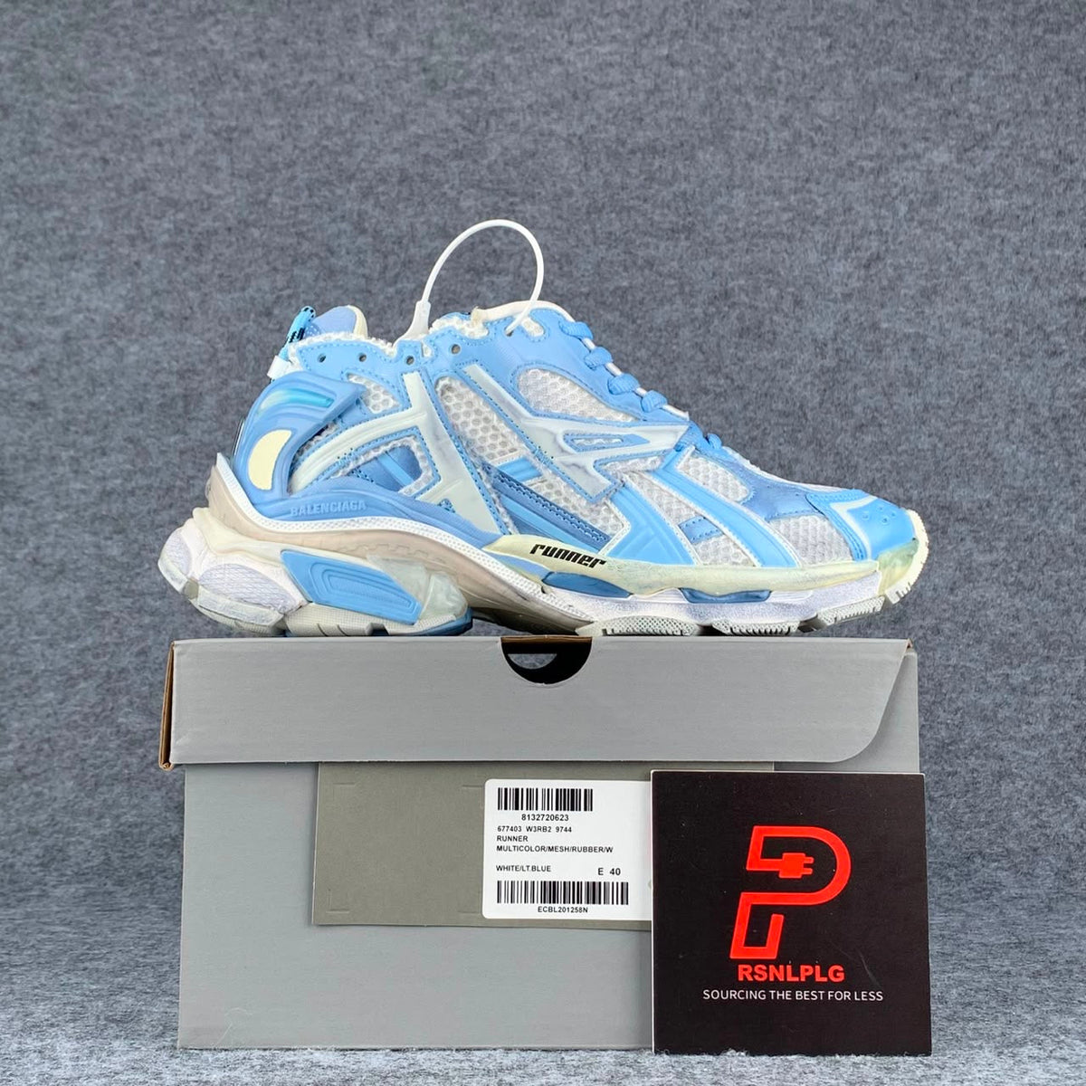 Balenciaga Wmns Runner Sneaker 'Light Blue'