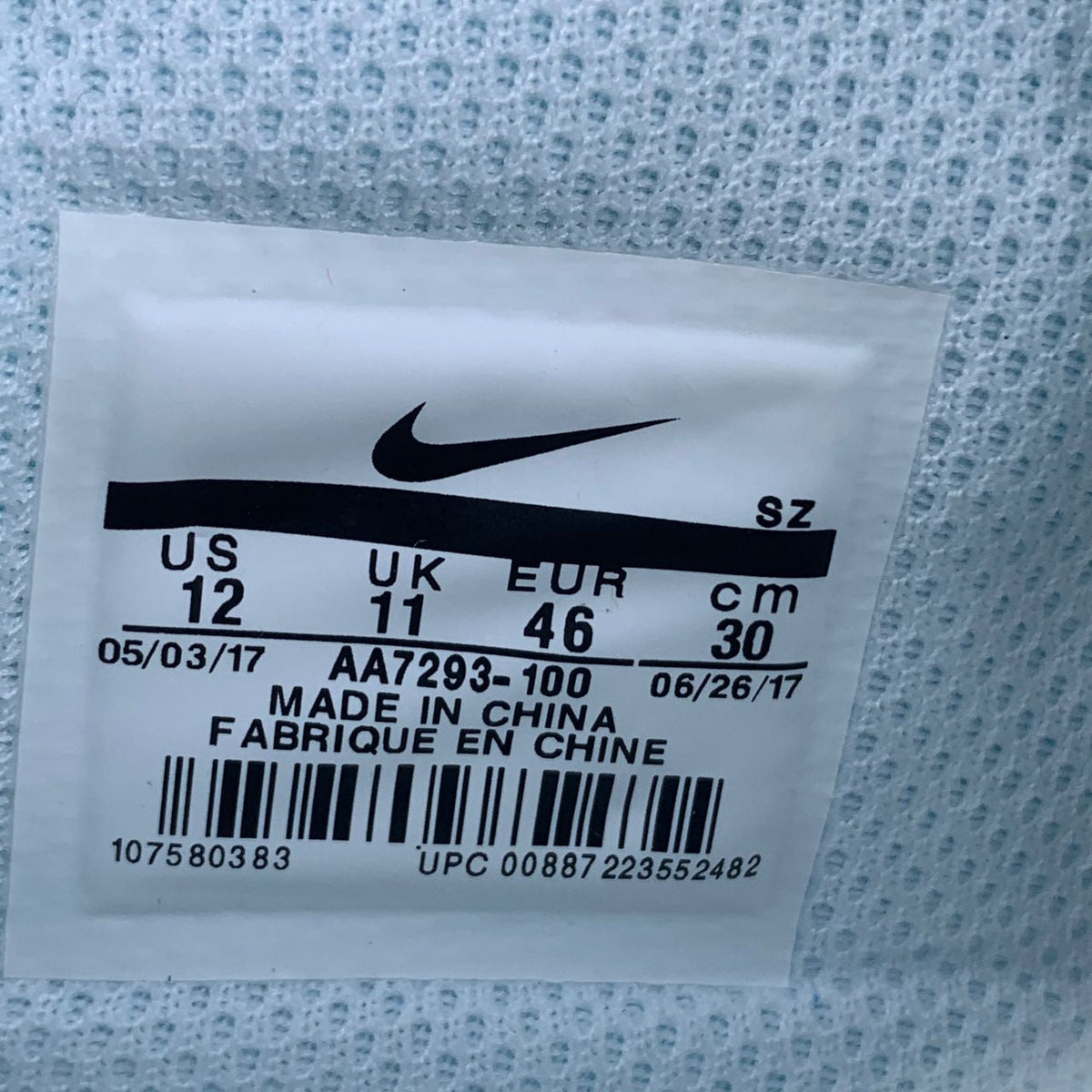 Off-White x Air Max 90 'Sail' Sample