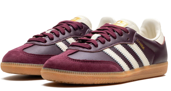 adidas Samba OG WMNS – Maroon/Cream White ID0477