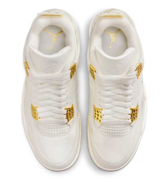 Air Jordan 4 Retro 'Metallic Gold' (WMNS) AQ9129-170