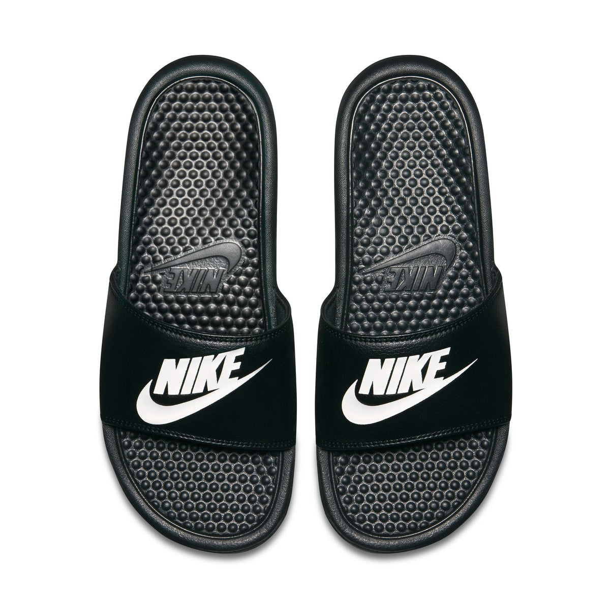 Nike Mens Benassi JDI Slides - Black 343880-090