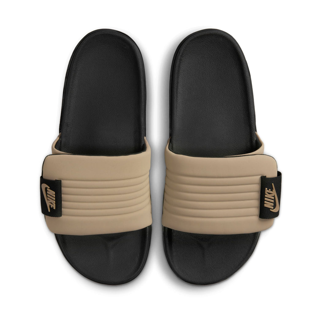 Nike Mens Offcourt Adjust Slides - Black/Khaki DQ9624-004