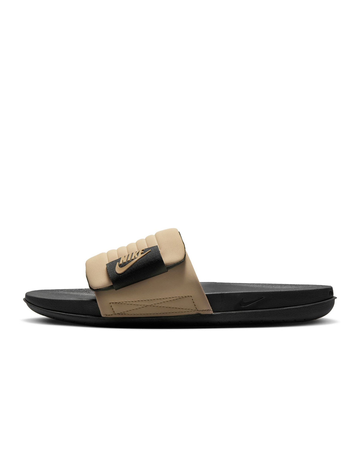 Nike Mens Offcourt Adjust Slides - Black/Khaki DQ9624-004