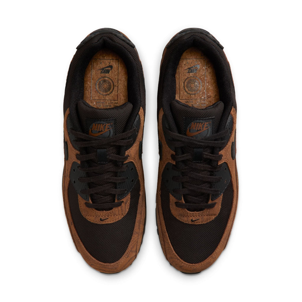 Nike Air Max 90 Premium 'Light British Tan Velvet Brown' IQ0283-281