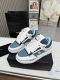Amiri MA-1 Low-Top Sneaker — White / Blue