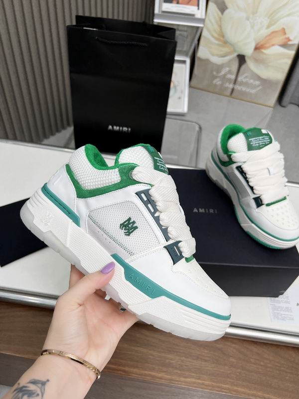 Amiri MA-1 Low-Top Sneaker — White / Green