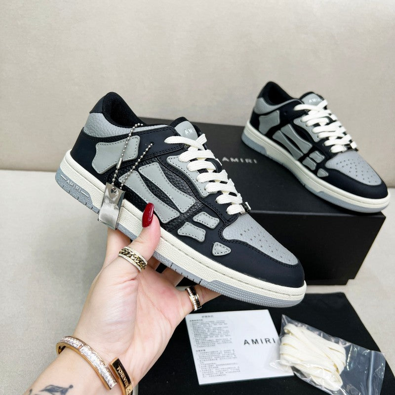 Amiri Skel-Top Low Black Grey