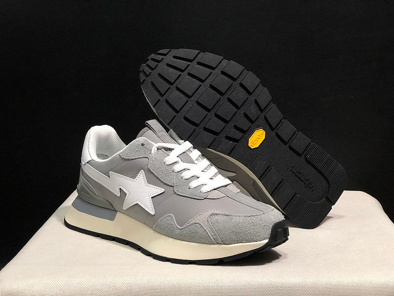 BAPE Road STA Sneaker | Grey / White