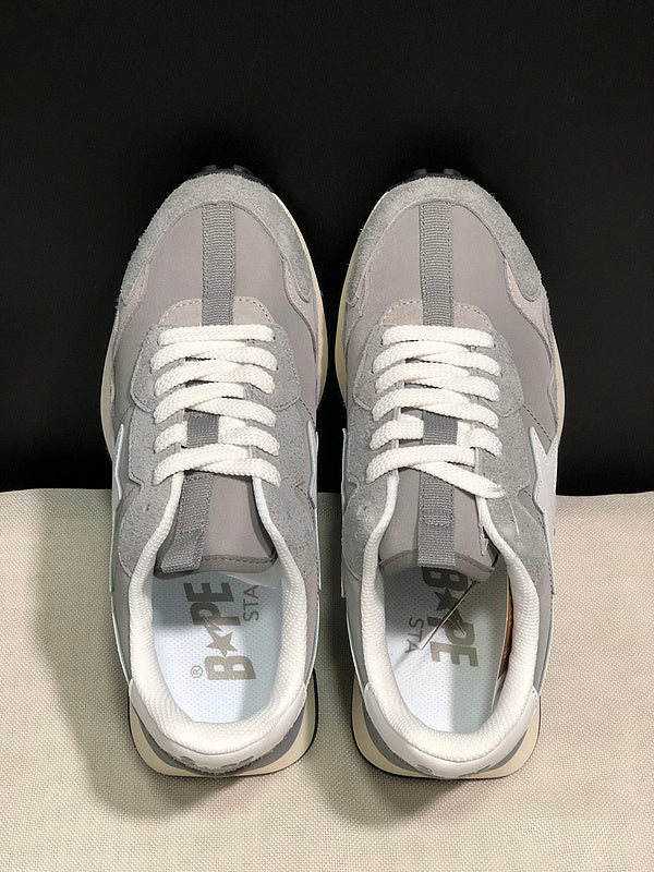 BAPE Road STA Sneaker | Grey / White