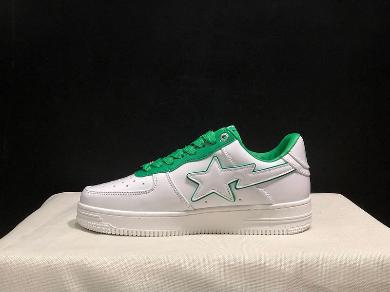 BAPE STA Low Sneaker | White / Green