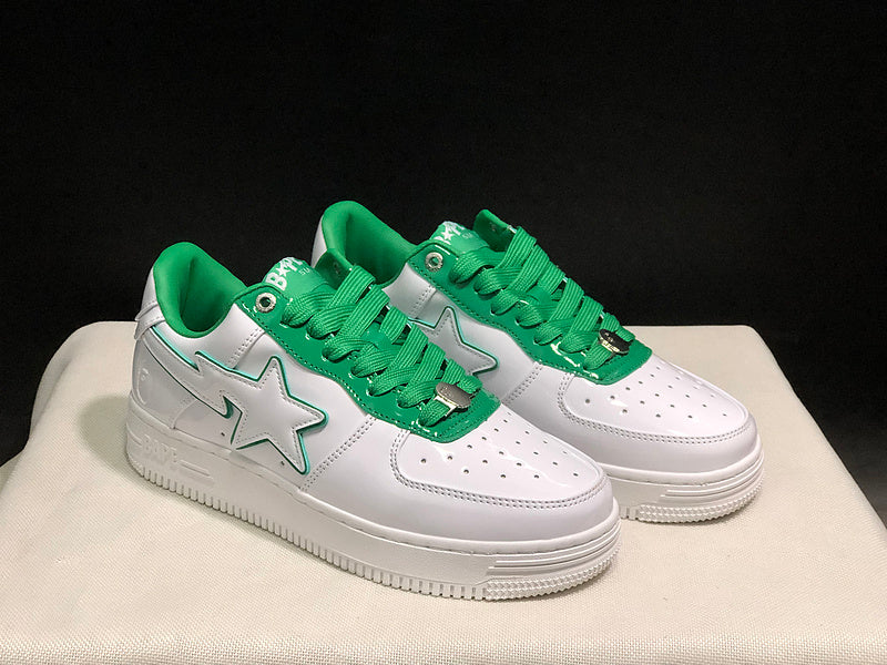 BAPE STA Low Sneaker | White / Green