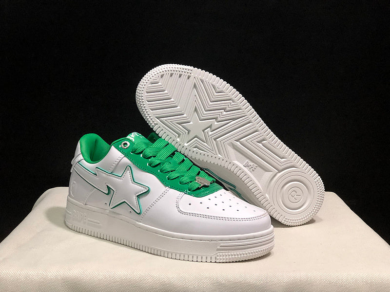 BAPE STA Low Sneaker | White / Green
