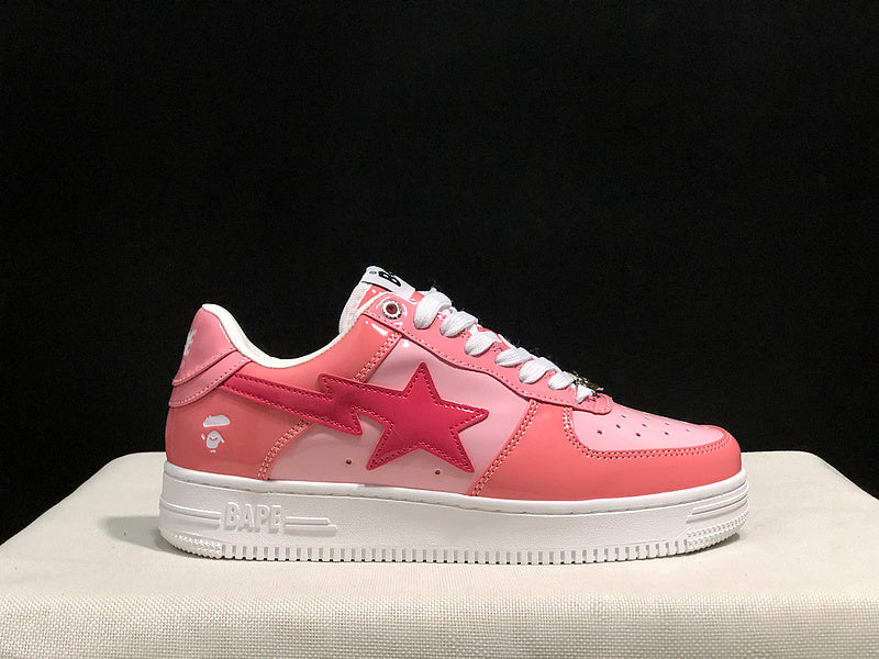 BAPE Sta Low 'Pink' | Patent Leather Bapesta