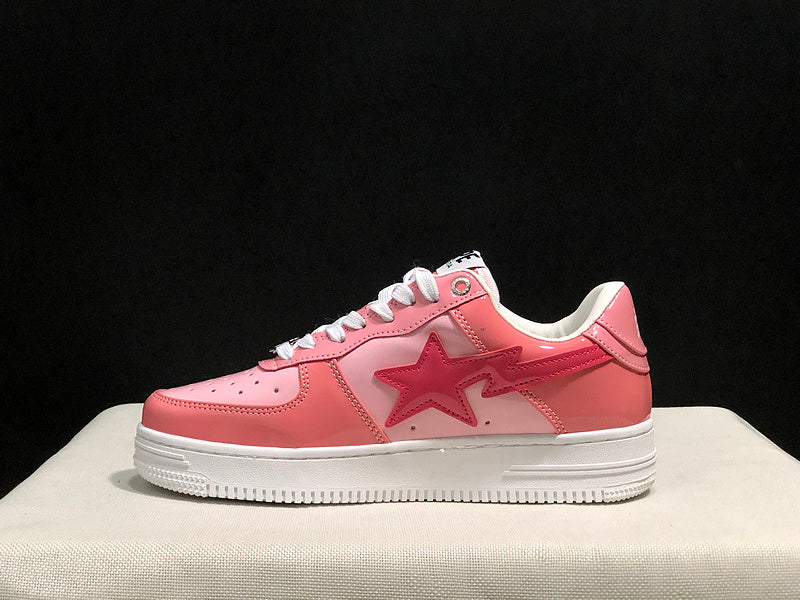 BAPE Sta Low 'Pink' | Patent Leather Bapesta
