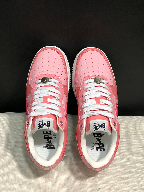 BAPE Sta Low 'Pink' | Patent Leather Bapesta