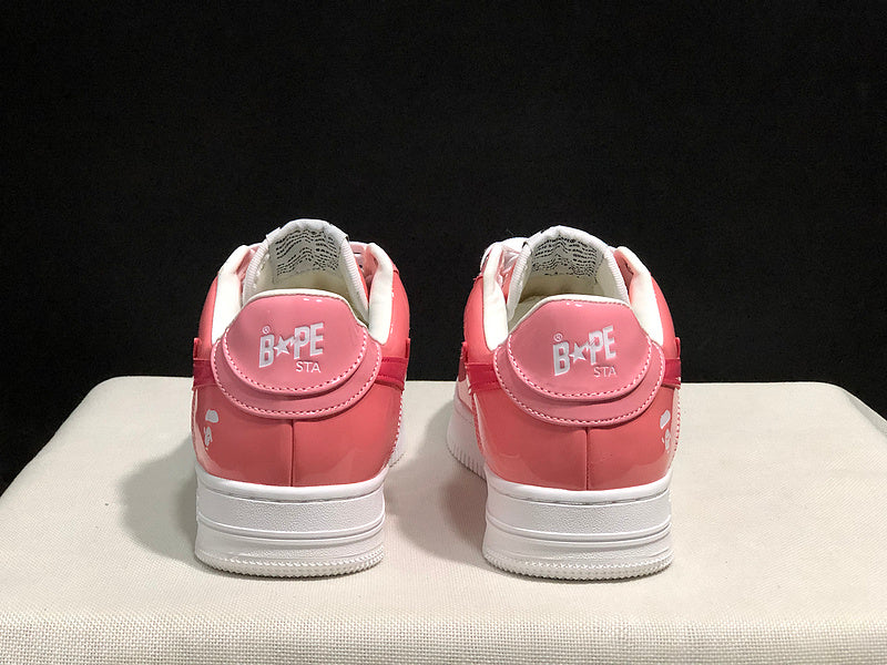 BAPE Sta Low 'Pink' | Patent Leather Bapesta