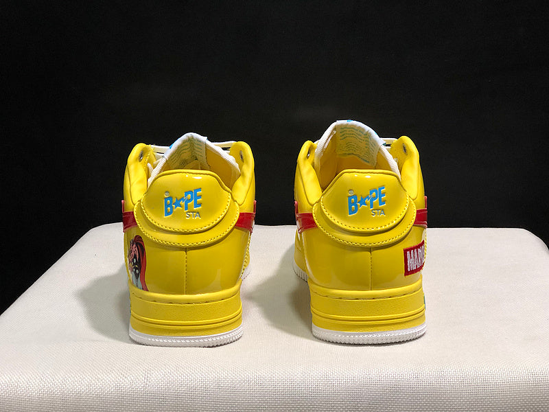 BAPE x Marvel Sta Low 'Yellow/Blue/Red' | Bapesta Collab