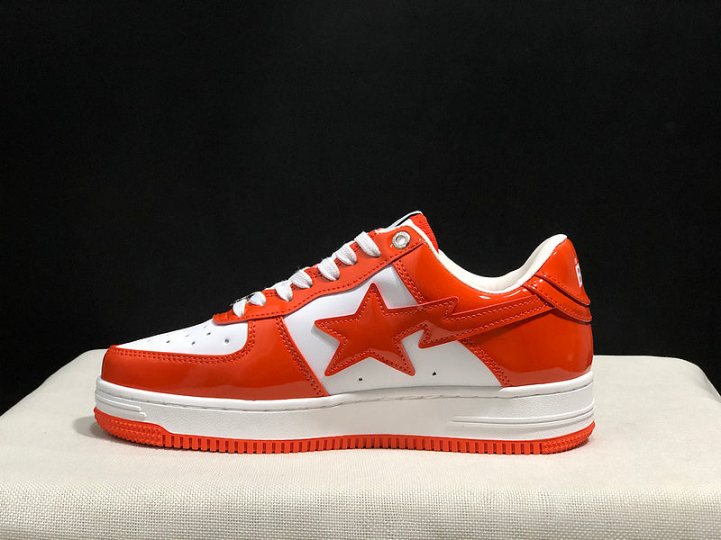 BAPE Road STA Sneaker | White / Orange