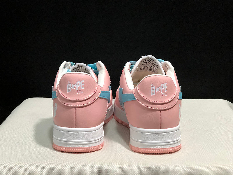 BAPE Road STA Sneaker | Pink / White / Blue