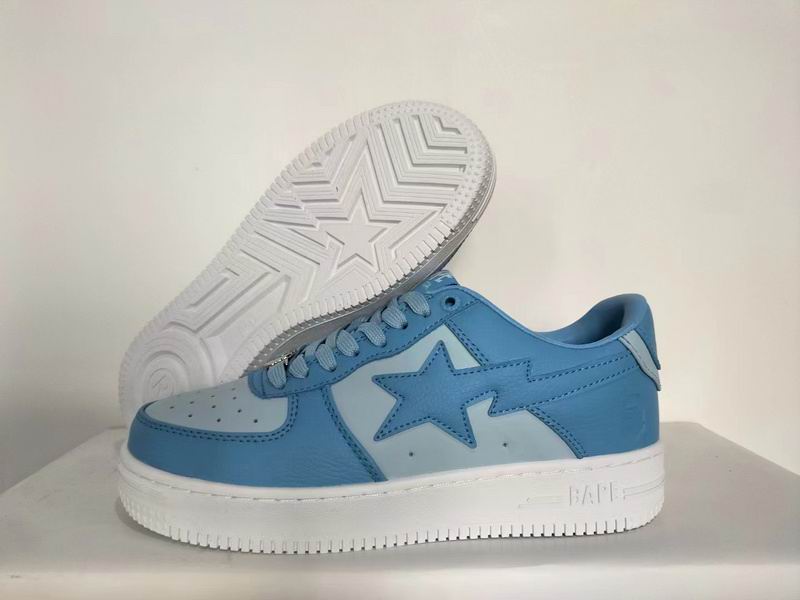BAPE STA Low Sneaker | Tonal Green / Blue