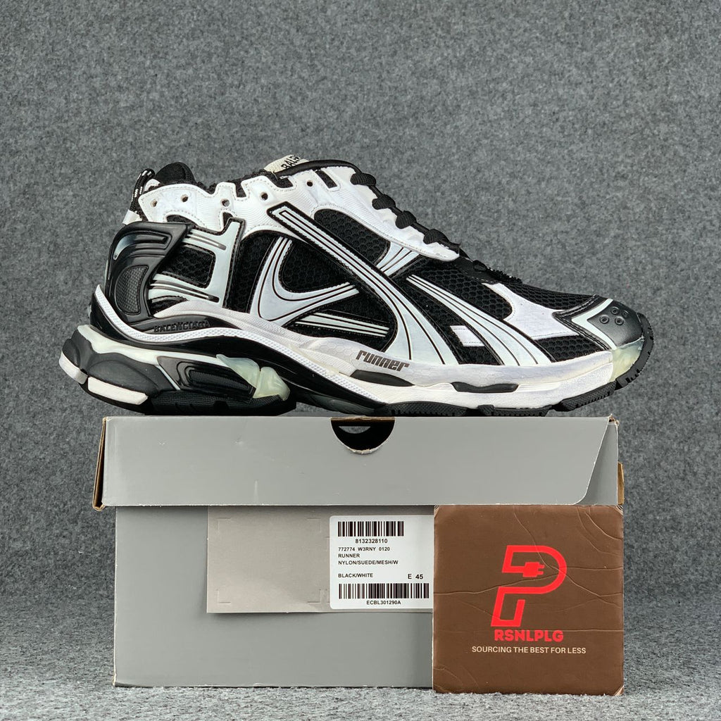 Balenciaga Runner Sneaker 'White Black White'