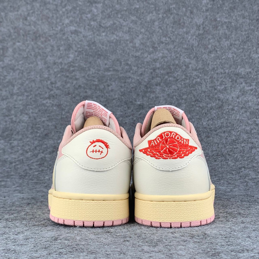Travis Scott x Air Jordan 1 Low OG SP 'Sail Shy Pink'