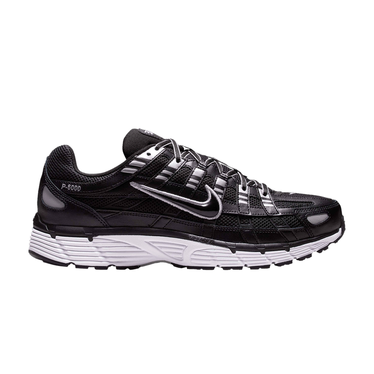 Nike P-6000 Black White Metallic Silver CD6404-026