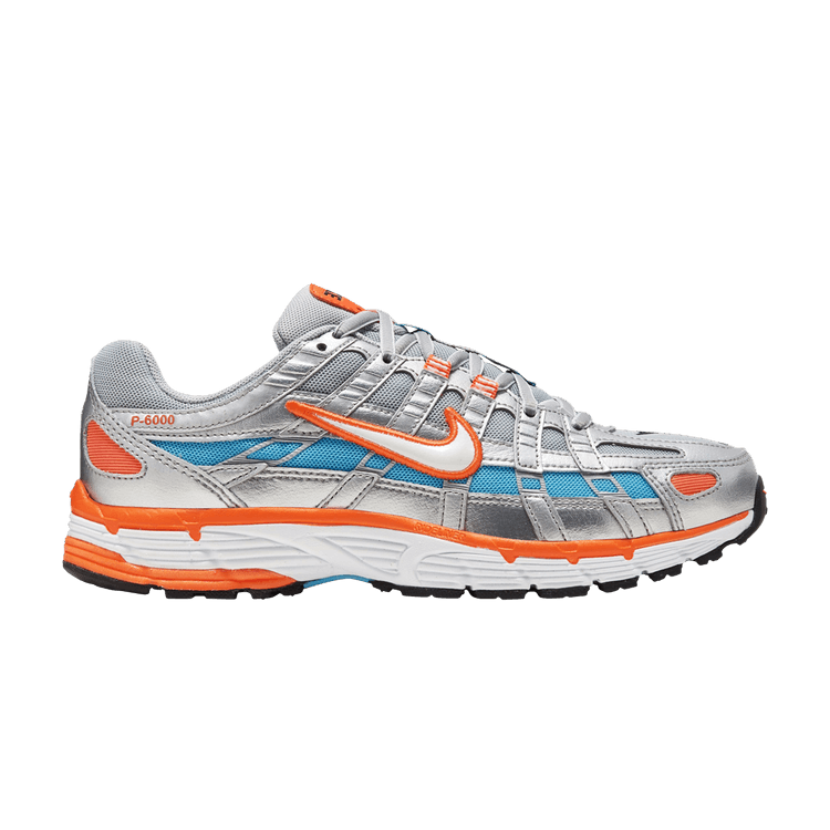 Nike P-6000 Metallic Silver Crimson Blue Fury (Women's) CT3751-001