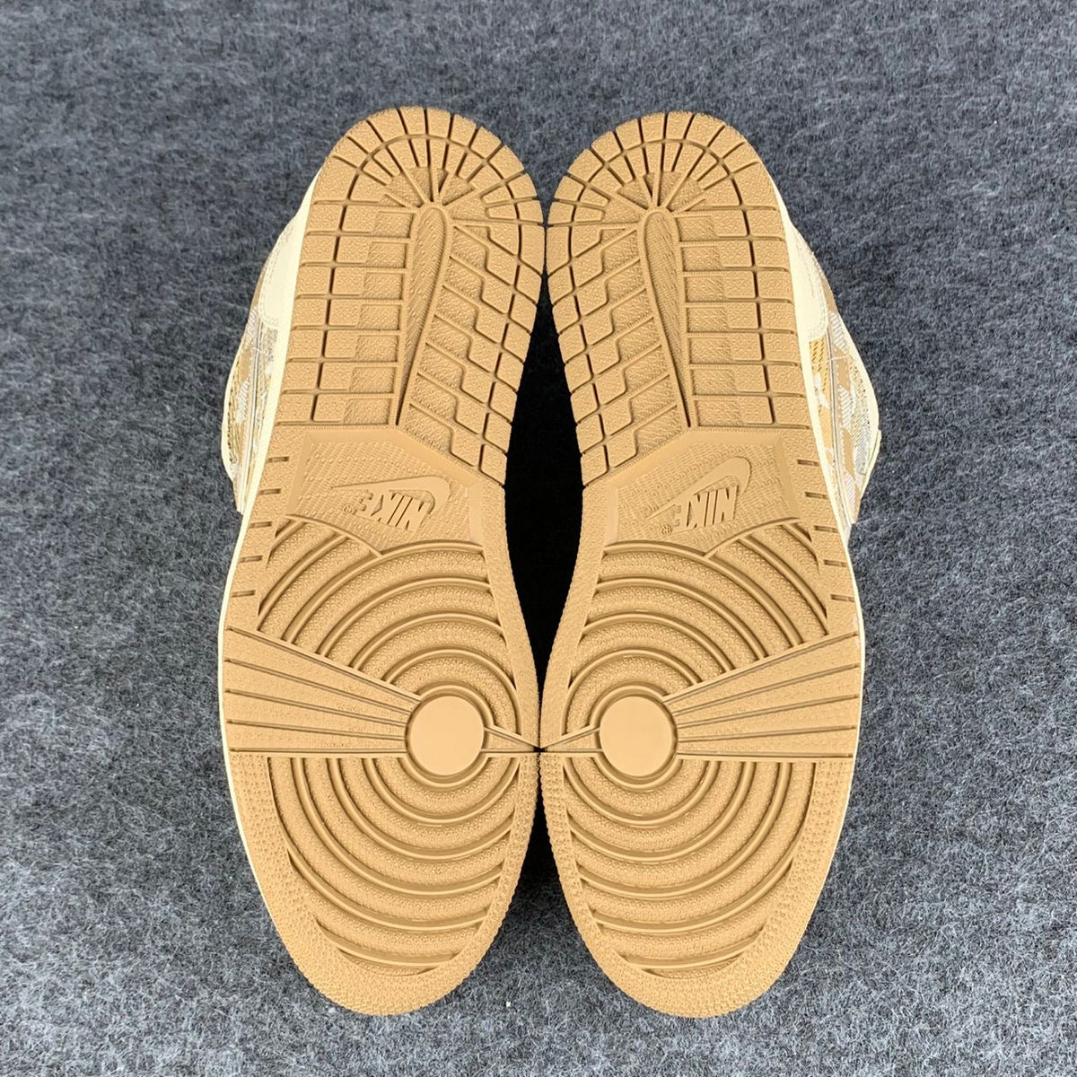 Custom Air Jordan 1 Low Sable Weave 'Sail/Tan'
