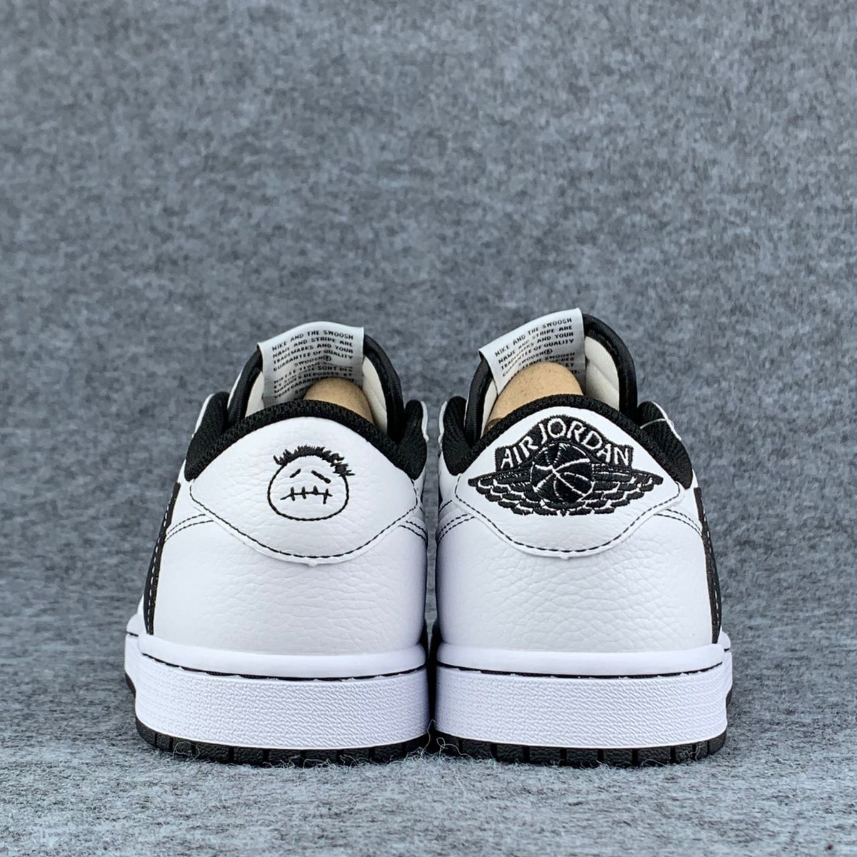 Custom Travis Scott x Air Jordan 1 Low “Phantom Stitch”