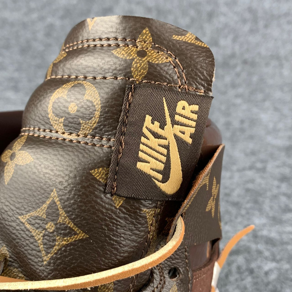 Custom Air Jordan 1 High 'Monogram Flux'
