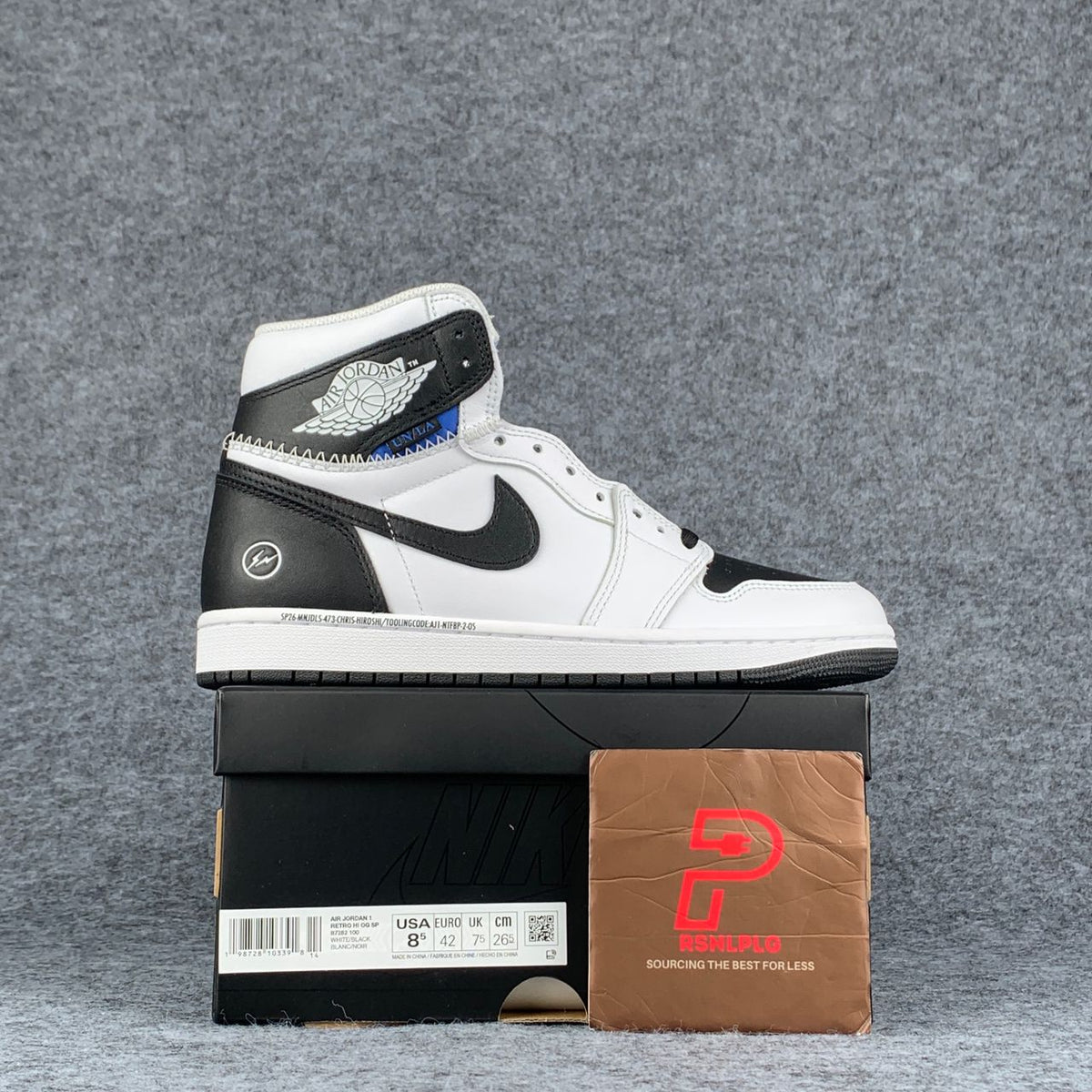 Fragment x Union LA x Air Jordan 1 Retro High OG 'Black White'