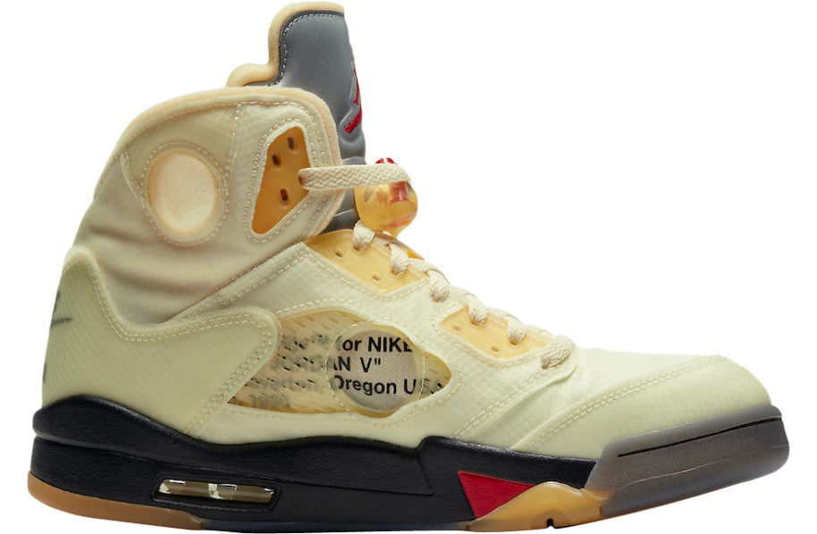 Off-White x Air Jordan 5 Sail DH8565-100
