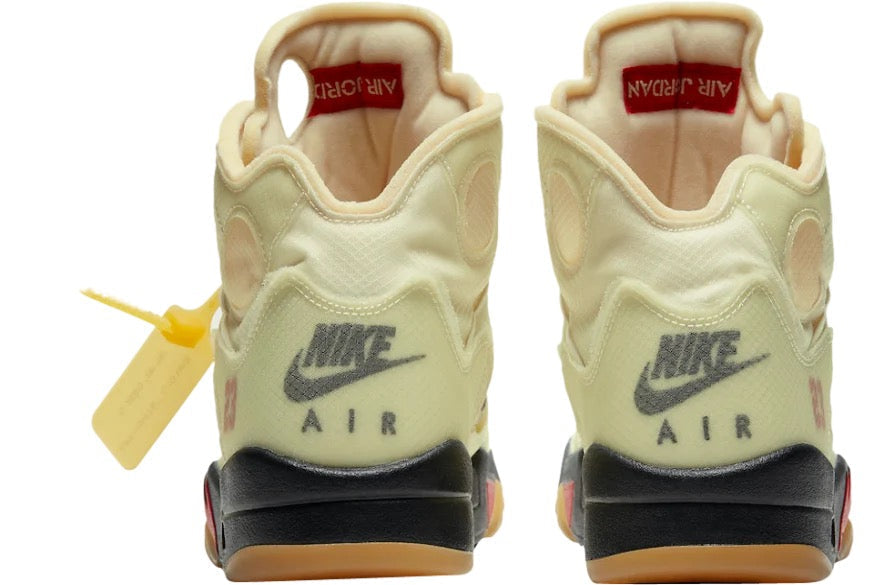 Off-White x Air Jordan 5 Sail DH8565-100